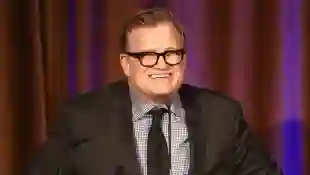 Master of Ceremonies Drew Carey speaks during the Beverly Hills Bar Association's 2018 Entertainment Lawyer of the Year Dinner at the Montage Beverly Hills on May 3, 2018 in Beverly Hills, California
