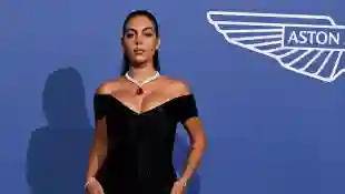 Georgina Rodríguez red carpet hot sexy today