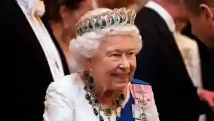 Royals Attend A Reception For The Diplomatic Corps At Buckingham Palace