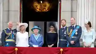 La familia real en el balcón del Palacio de Buckingham
