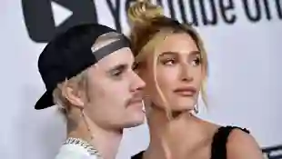 Justin Bieber and Hailey Bieber attend the Premiere of YouTube Original's "Justin Bieber: Seasons"