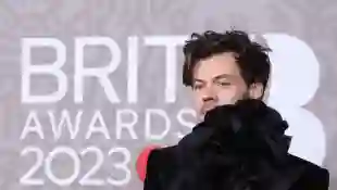 Harry Styles BRIT Awards 2023 outfit flower suit pictures photos Nina Ricci