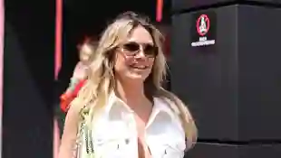 heidi klum sexy hot revealing transparent instagram outfit look