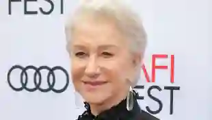 Helen Mirren on the red carpet at the AFI Fest in 2017.