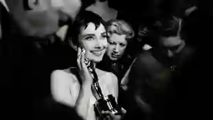 Photos Of Hollywood Legends Winning Their First Oscars pictures films movies history Academy Awards Audrey Hepburn best actors actresses