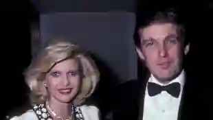 Ivana and Donald Trump at an event in 1985