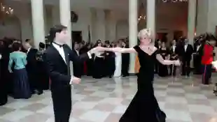 John Travolta Looks Back On His Legendary Dance With Princess Diana white house 1985 story Nancy Reagan PBS documentary In Their Own Words today release date 2021