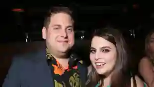 Jonah Hill and sister Beanie Feldstein attend the after party for the premiere of Universal Pictures' "Neighbors 2: Sorority Rising" on May 16, 2016 in Los Angeles, California