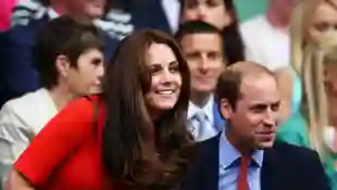 Kate Middleton y el Príncipe William asisten a Wimbledon en 2015.