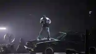 Kendrick Lamar at the Super Bowl halftime show