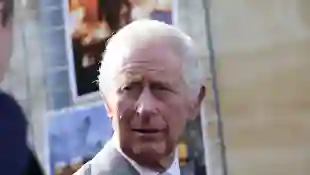 King Charles III during a visit to the University of Bordeaux's Experimental Forest.