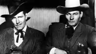 Philip Carey & Leo Gordon Characters: Frank Slayton, Tom Jess Burgess Film: Gun Fury (1950) Director: Raoul Walsh 09 Oct
