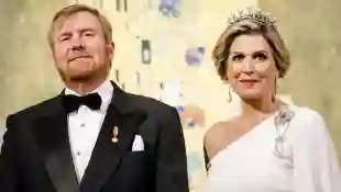 King Willem-Alexander and Queen Maxima Greek goddess dress Vienna Austria visit 2022 Netherlands royal family