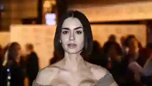Lily Collins shows a lot of skin in London
