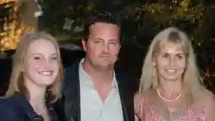 Matthew Perry with his mother Suzanne (R) and sister Emily (L) Morrison Perry Langford photos pictures