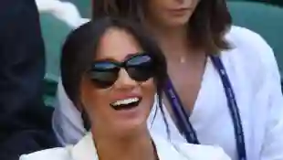 Meghan Markle, Duchess of Sussex at the 2019 Wimbledon Championships.