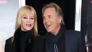 Melanie Griffith and Don Johnson attend the New York premiere of "How To Be Single"