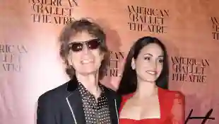 Mick Jagger and Melanie Hamrick at the premiere of American Ballet Theatre's summer show, "Like Water For Chocolate"