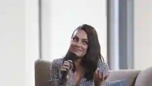 Mila Kunis speaks for UN Human Rights Day at Salesforce on December 10, 2018 in San Francisco, California
