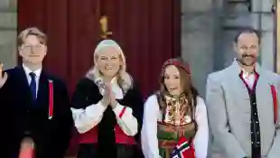 Princess Mette-Marit Prince Sverre Magnus Princess Ingrid Alexandra Prince Haakon 2022
