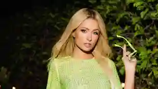 paris hilton hot sexy outfit legs instagram revealing sheer pants