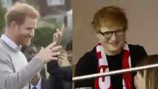 Friends Prince Harry and Ed Sheeran Chat About Being Fathers