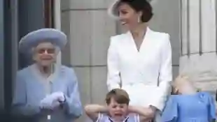 Trooping the Colour The Queen, The Duchess of Cambridge, The Duke of Cambridge, Prince George, Princess Charlotte and Pr