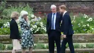 Prince William and Prince Harry reunite with Princess Diana's siblings at 2021 statue unveiling Charles Spencer Lady Sarah McCorquodale Lady Jane Fellowes Royal Family news