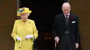 Queen Elizabeth and Prince Philip Returning to Buckingham Palace in 2021