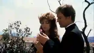 Rachel Ward and Richard Chamberlain in the 1983 mini series The Thorn Birds.