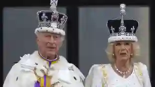 El rey Carlos y Camila durante la coronación de Carlos.