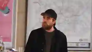 Robert Pattinson with a full beard