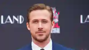 Ryan Gosling attends 'Ryan Gosling and Emma Stone hand and footprint ceremony'.