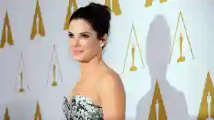 Sandra Bullock poses on arrival for the 86th Oscar's Nominee's Luncheon.