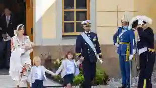 Princess Sofia and Prince Carl Philip with their children