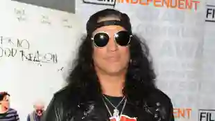 Slash attends the Film Independent screening of Sony Pictures Classics' "For No Good Reason" at the Landmark Theater on April 16, 2014 in Los Angeles, California
