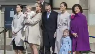 Sofia Hellqvist, Princess Leonore, Princess Madeleine, Prince Daniel, Princess Victoria, Princess Estelle and Queen Silvia