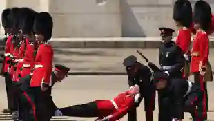 trooping the color soldiers fainting