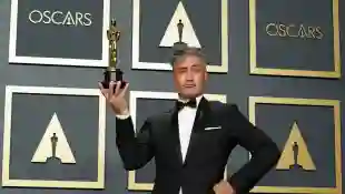 Taika Waititi Caught Stashing Oscar Award Under His Seat