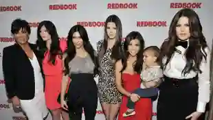 The Kardashians pose for a picture as Redbook celebrates first ever family issue with the Kardashians held at The Sunset Tower Hotel 2011.