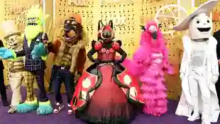 'The Masked Singer' mascots attend the 71st Emmy Awards at Microsoft Theater on September 22, 2019 in Los Angeles, California.