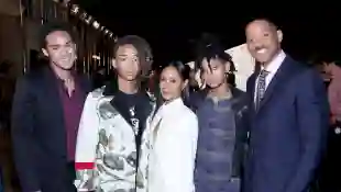 Trey Smith and Jaden Smith and Jada Pinkett Smith, singer Willow Smith and actor Will Smith attend the Environmental Media Association 26th Annual EMA Awards