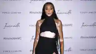 Winnie Harlow beim Vince Camuto Spring 2022 Invincible Pop-up Event. New York, 07.04.2022 *** Winnie Harlow at the Vince