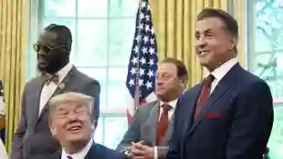 Donald Trump and Sylvester Stallone 2018