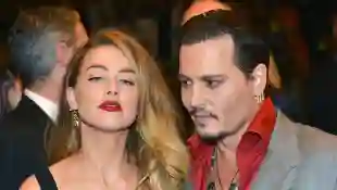 Johnny Depp and Amber Heard arrive at the Toronto International Film Festival premiere of Black Mass in 2015.