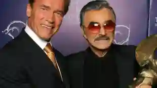 Arnold Schwarzenegger and Burt Reynolds