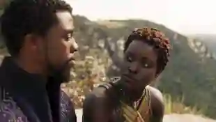 Lupita Nyong’o and Chadwick Boseman, in 'Black Panther'