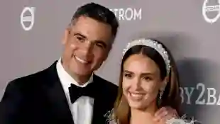 Cash Warren and Jessica Alba
