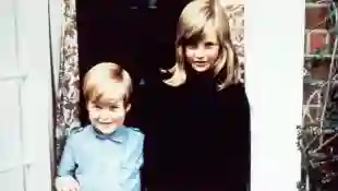 Charles Spencer and Princess Diana as young children.