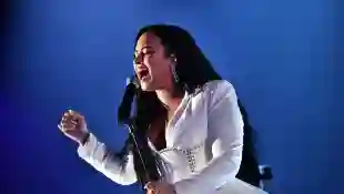 Demi Lovato burst into tears at her 2020 Grammys performance.